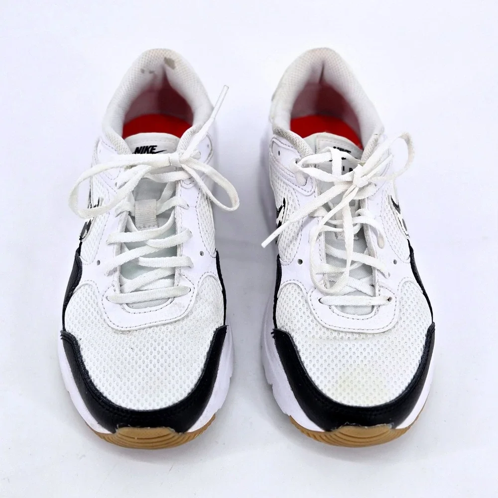 Nike Air Max SC Leopard Print White Black Shoes Sneakers Women's Size US 6 VGUC